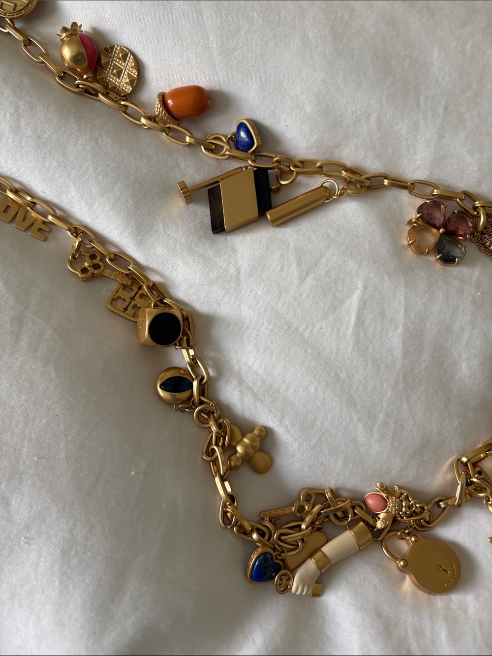 Vintage Tory Burch Charm Necklace - Picture 7 of 7